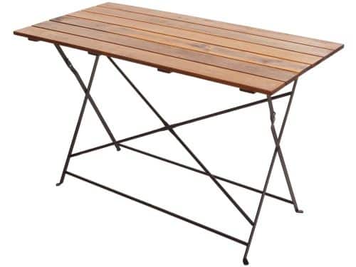 Bier tuintafel MCW-J40, klaptafel tuintafel, horeca kwaliteit acacia MVG
