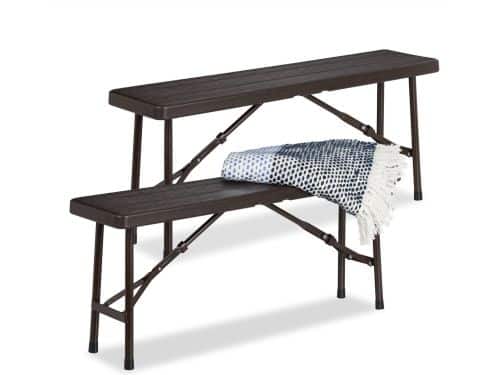 bierbank set van 2 - inklapbaar - 100 cm