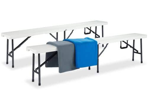 bierbank - set van 2 - inklapbaar -180 cm