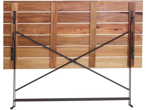 Biertuin-set MCW-J40, bistroset klaptafel klapstoel, horecakwaliteit acacia MVG-gecertificeerd ~ naturelkleurig