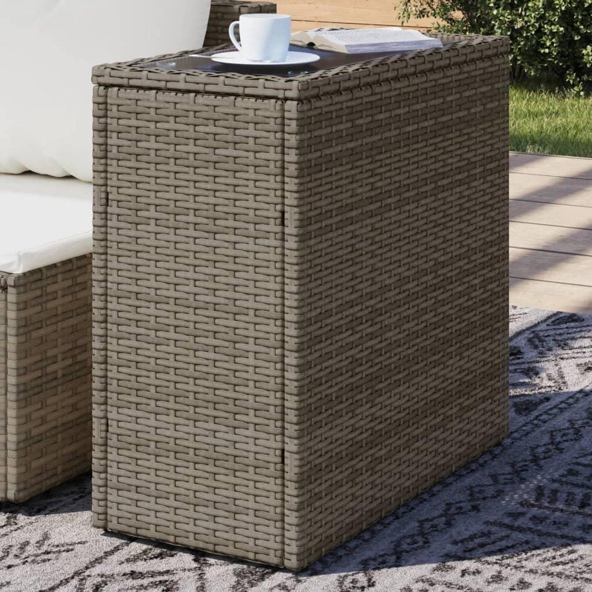 bijzettafel tuin balkontafel terrastafel ontspannen buiten gehard