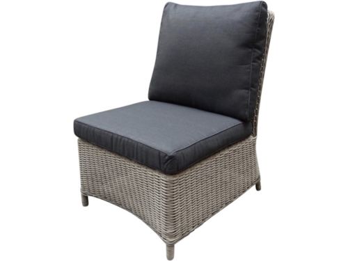 Bilbao middenelement grijs wicker
