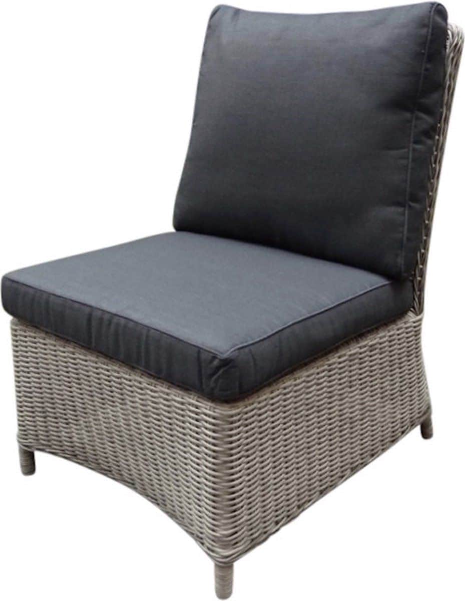 bilbao middenelement grijs wicker