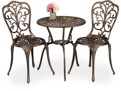 bistroset 2 persoons - bistrotafel en 2 stoelen - met
