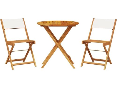 Bistroset 3-delig - Tafel en stoelen - Genieten op balkon