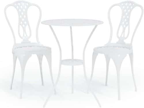 Bistroset 3-delig - Tuinmeubel set - Buiten Zitten - Gegoten