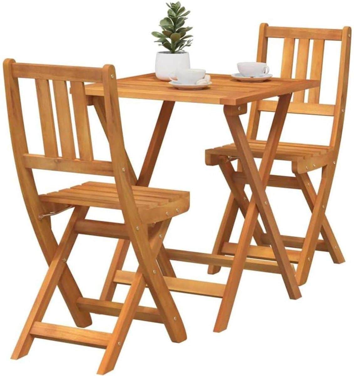 bistroset 3 delig tuinmeubelset buiten buiten dineren