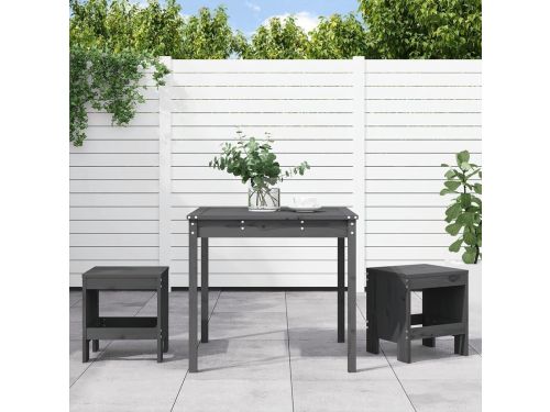 Bistroset Grenenhout - Tuintafel met krukken - Buiten Zitten