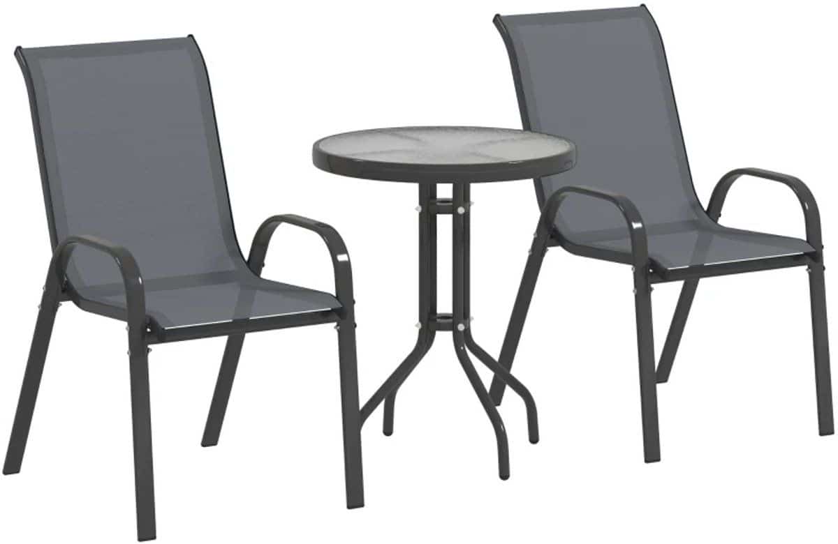 bistroset tuinmeubel 3 delig tuinset tuinmeubelset met 2
