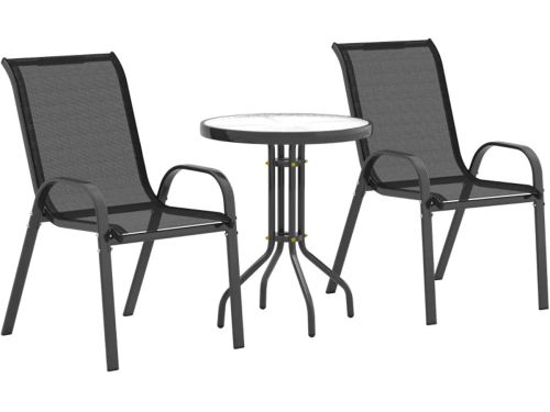Bistroset - Tuinmeubel 3-delig - Tuinset - Tuinmeubelset met 2