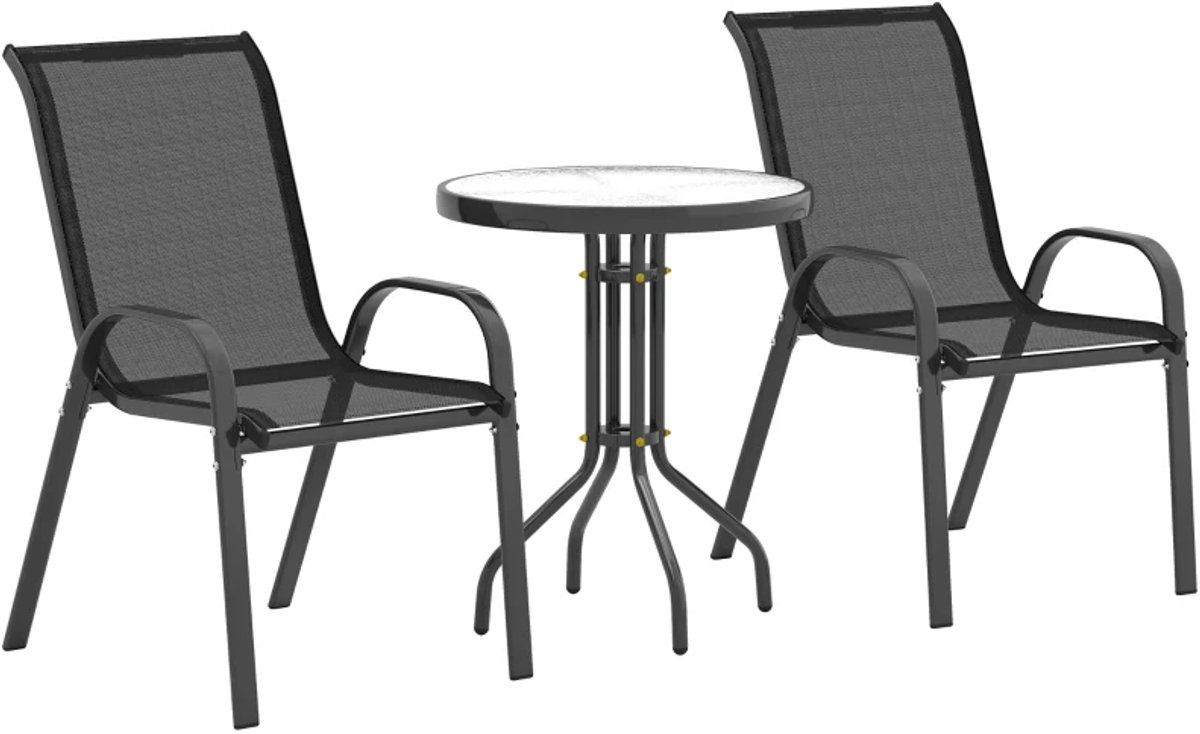 bistroset tuinmeubel 3 delig tuinset tuinmeubelset met 2