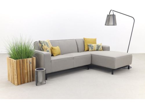 Boavista Sunbrella loungebank chaise longue - Nature Grey - 2