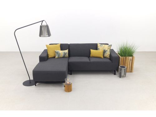 Boavista Sunbrella loungebank chaise longue - Sooty - 2-delig