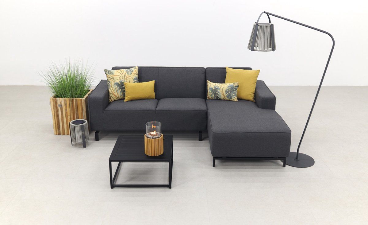 boavista/toronto loungebank chaise longue sooty 3 delig links