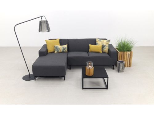 Boavista/Toronto loungebank chaise longue - Sooty - 3-delig - rechts