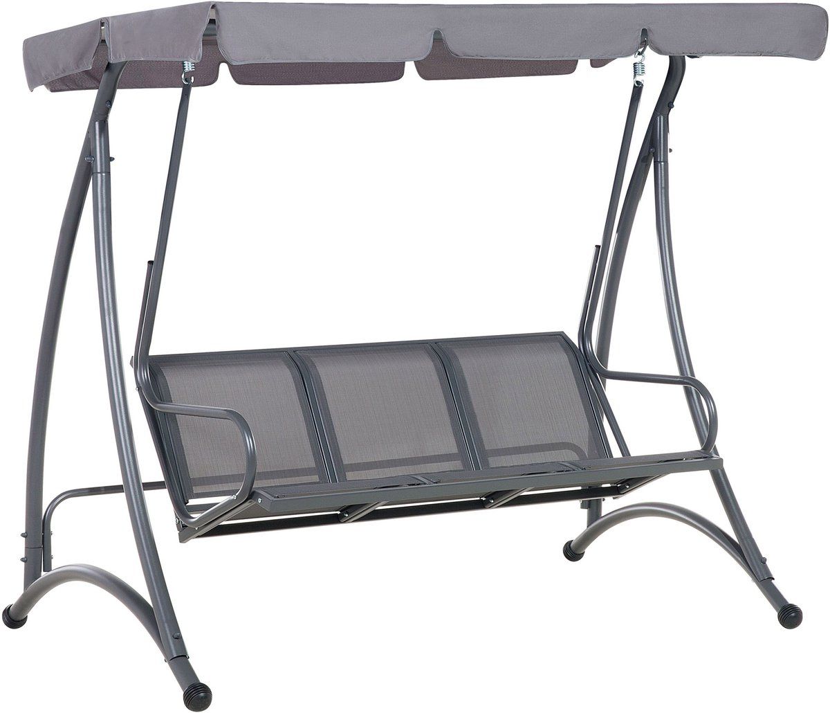 bogart schommelbank donkergrijs polyester