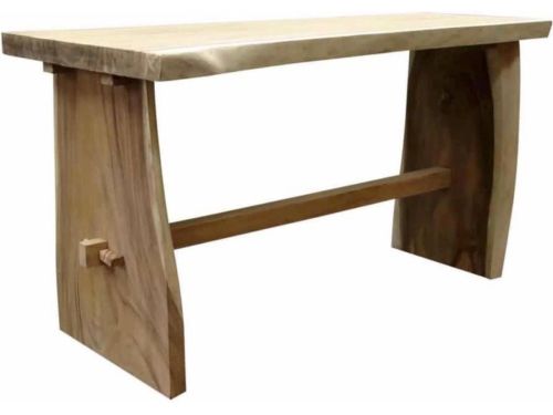 Boomstam bartafel 220x70xH110 cm - bladdikte 8 cm