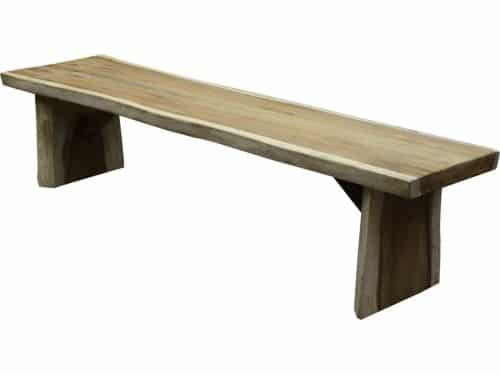 Boomstam tuinbank 200x40-50xH46,5 cm
