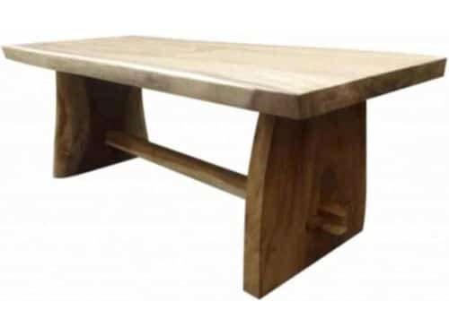 Boomstamtafel 225x90xH77,5 cm - bladdikte 8 cm