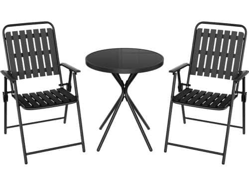 Bresht 3-delige Balkonset - 2 personen - Water-, UV- en