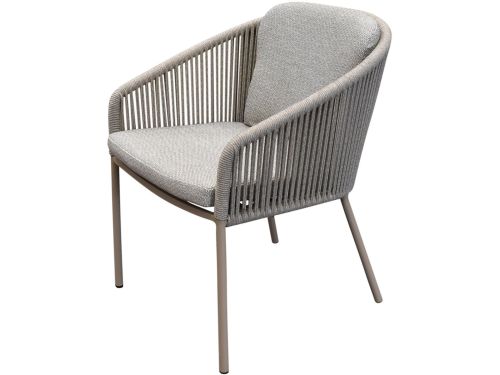 Brightling dining tuinstoel latte rope