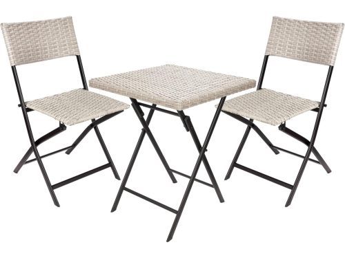 BRUBAKER Lugano Balkonset met tafel en 2 stoelen