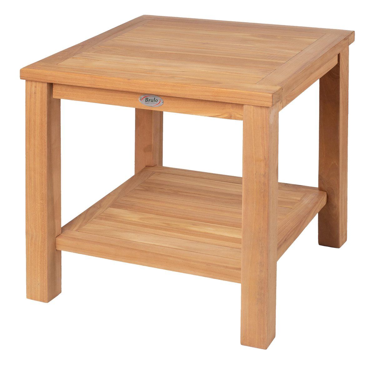 brulo teak lounge tuintafel 50 x 50