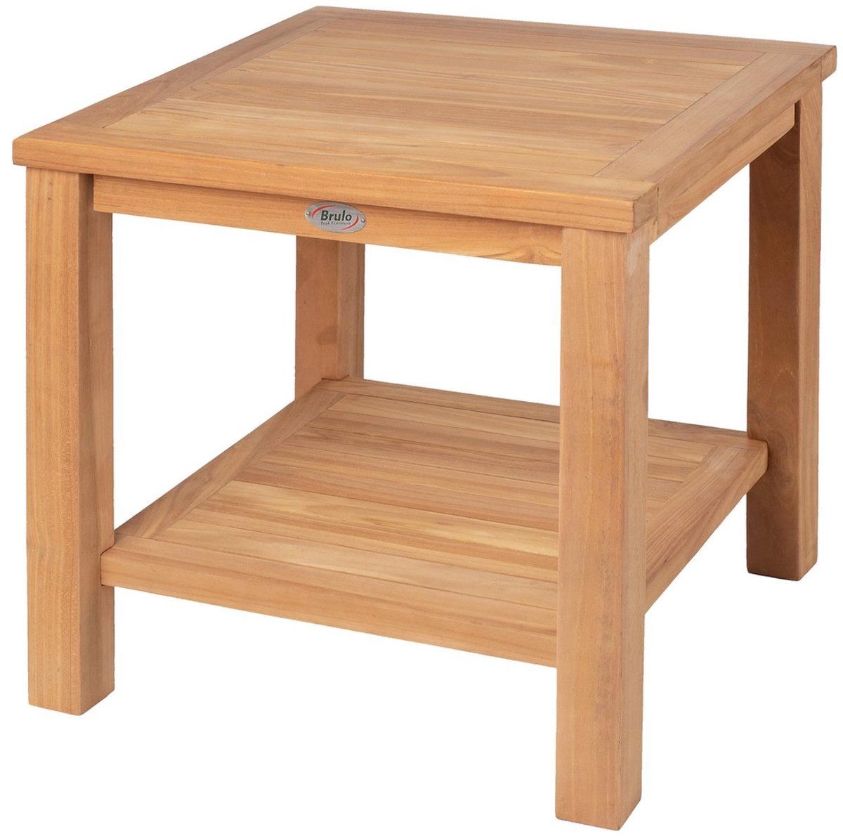 brulo teak lounge tuintafel 70 x 70