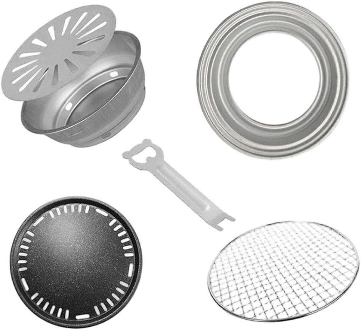 buiten bbq grill set houtskool tafel grill buiten