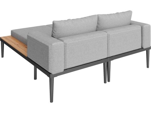 Buiten terras dagbed, dubbele lounger, buiten ligstoel, multifunctioneel waterdicht sofa