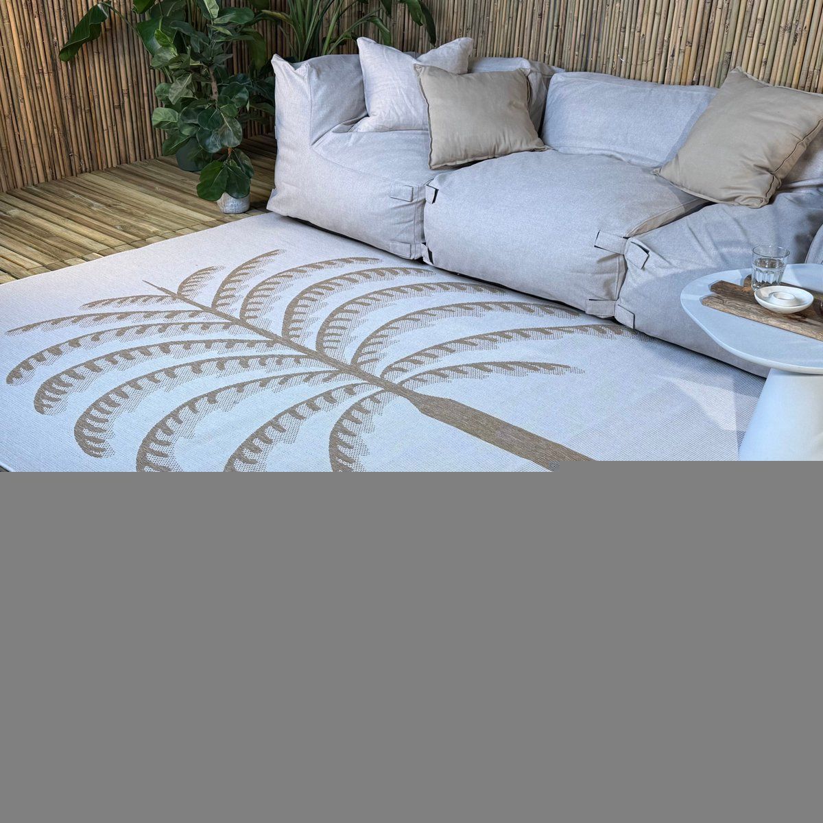Buitenkleed Breeze jute - Interieur05 - 240 x 340 cm