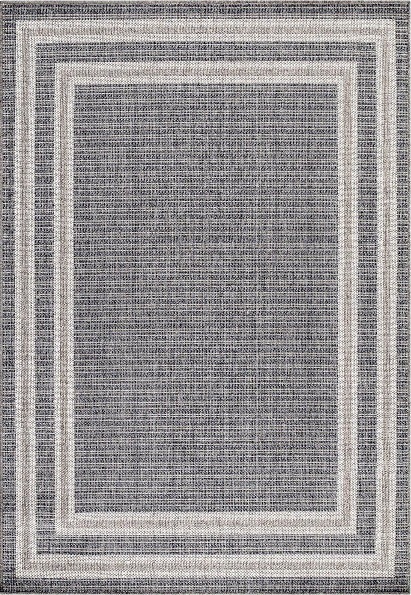 buitenkleed met patronen aruba grijs 4901 200×290 cm