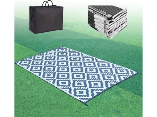 Buitenkleed Plastic - Kampeermat Tuinkleed - Buiten Zitten - Omkeerbaar