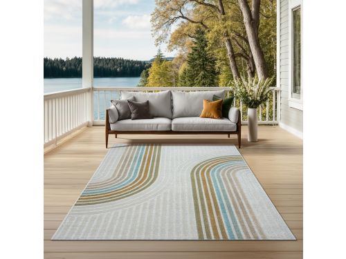 Buitenkleed Robuust Modern Weerbestendig UV-bestendig voor Balkon Terras Veranda Keuken