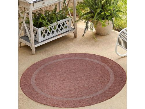 Buitenkleed - Rond kleed - Terras decoreren - Wasbaar en