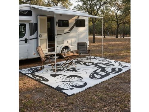 Buitenmat Plastic - Terraskleed Camperkleed - Buiten Leven - Waterdicht