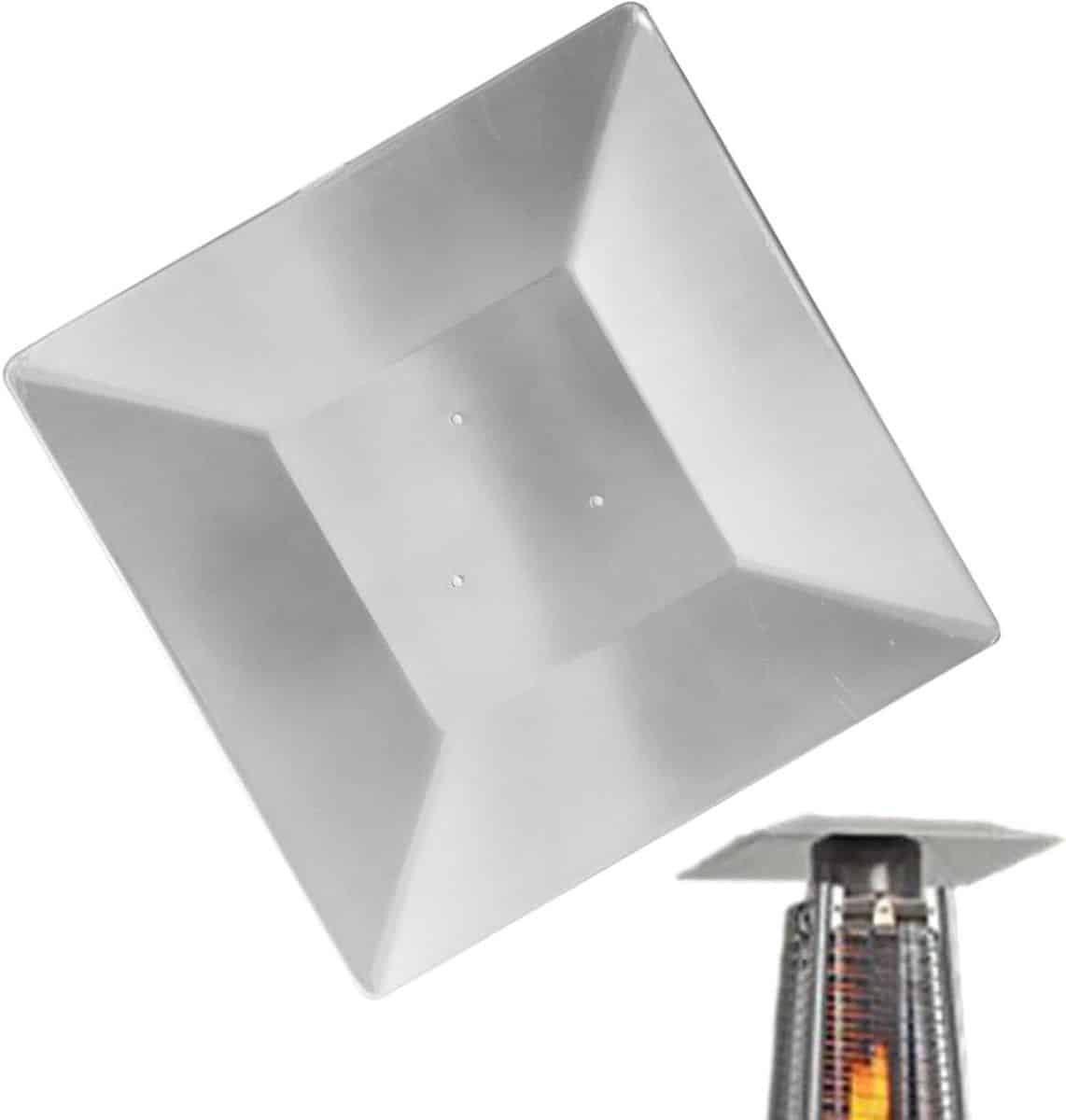 buitenverwarming reflector warmteverdeler terras verwarmen universele pasvorm
