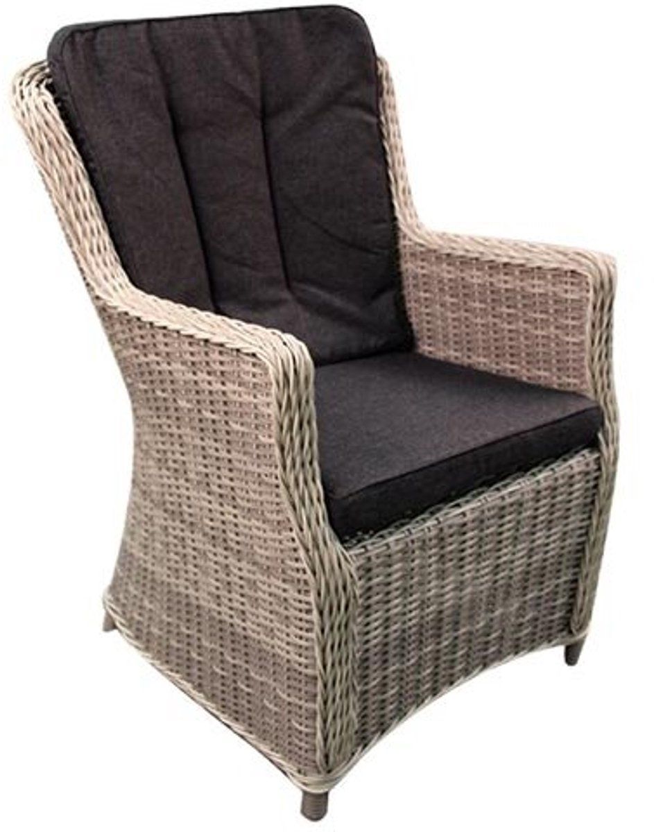 canossa dining stoel incl handgreep wicker hm15 off white