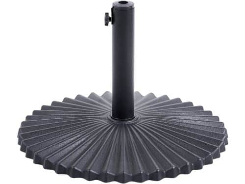 CAREZZA - Parasolvoet - Zwart - Staal