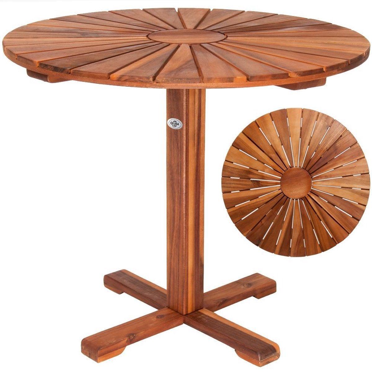 casaria bijzettafel rond Ø 70,5 cm acaciahout 4 poten