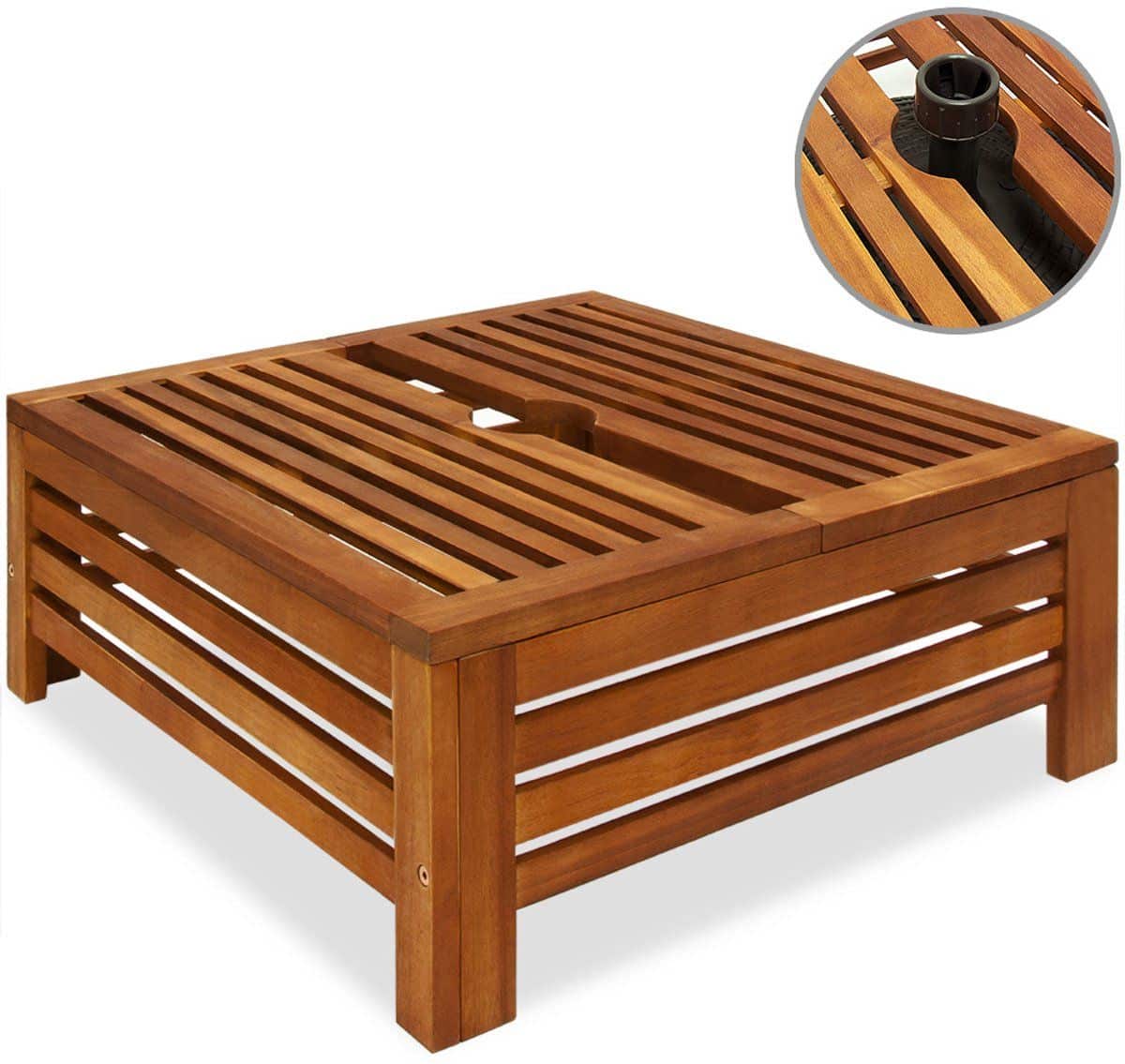 casaria parasol voet tafel, tuintafel, bijzettafel, parasol voet afdekking
