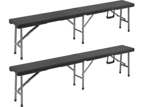 Casaria Tuinbank Vouwbaar - 2 Stuks met Draaggreep -180 cm