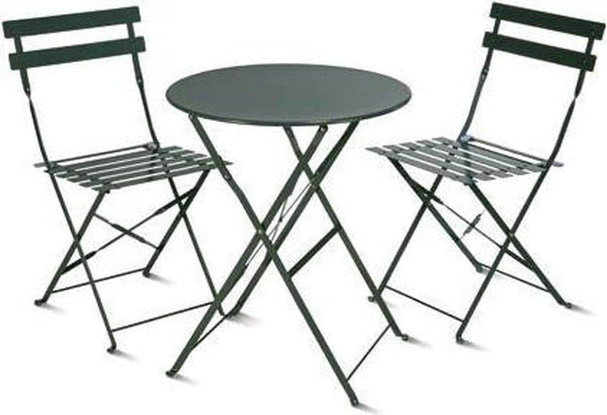 central park bistroset ‘maddy’ staal antraciet