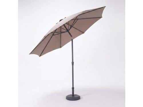 Cheqo Tuinparasol - Stokparasol - Terrasparasol - Taupe - Kantelbaar