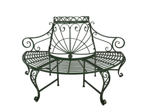 Clayre & Eef Tuinbank 167x84x102 cm Groen Metaal