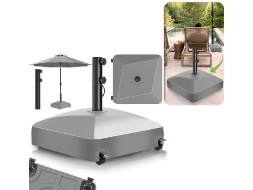 CLGP® Parasolvoet Vulbaar - Parasolvoet - Parasolvoet op Wielen