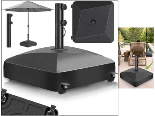 CLGP® Parasolvoet Vulbaar - Parasolvoet - Parasolvoet op Wielen