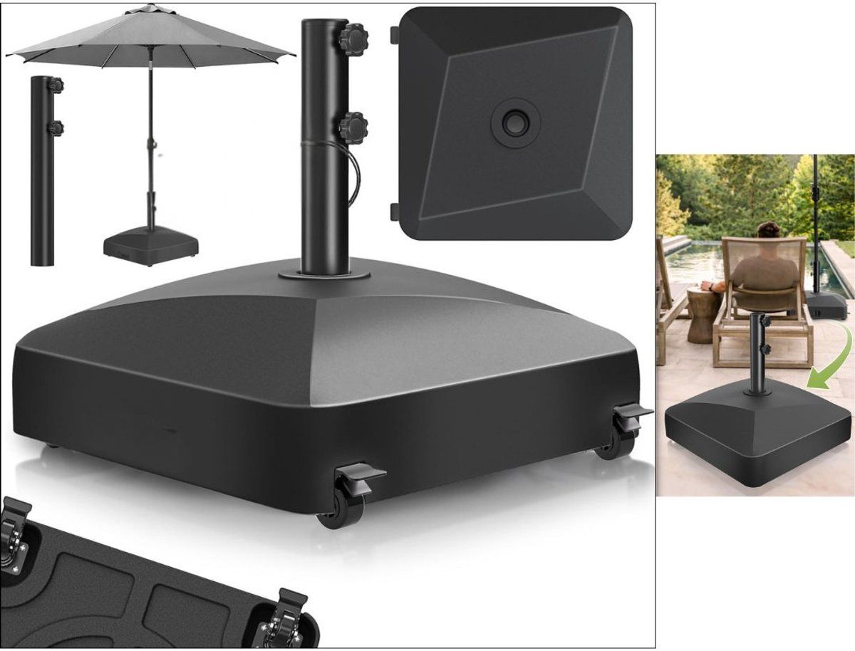 clgp® parasolvoet vulbaar parasolvoet parasolvoet op wielen