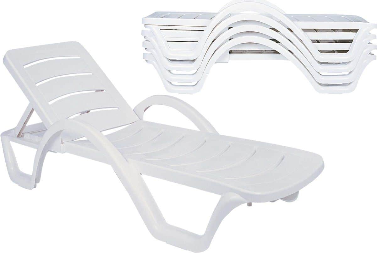 clp havana set van 4 ligbedden wit
