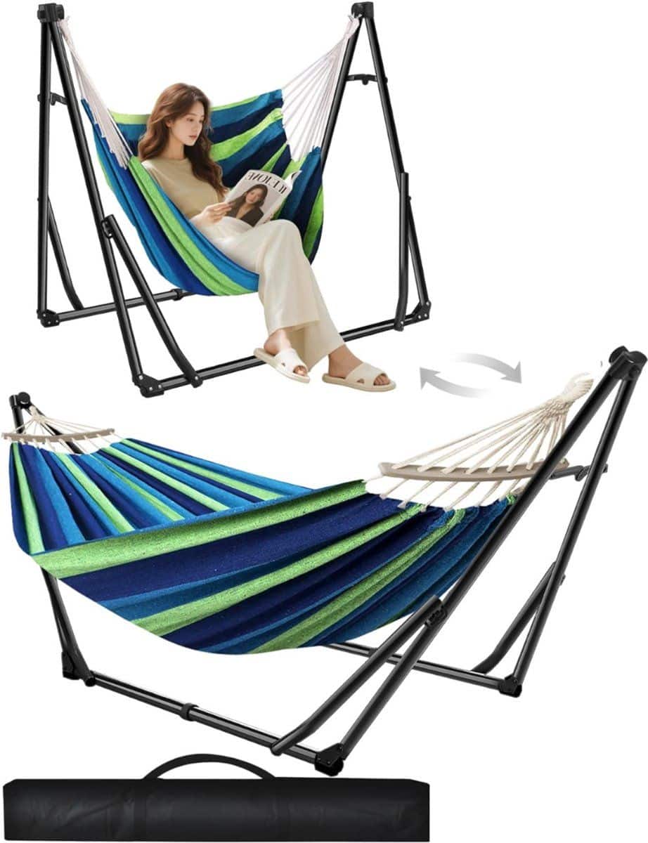 clvp® hangmat met standaard hangstoel inklapbaar